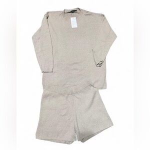 Women's Beige Lounge Set